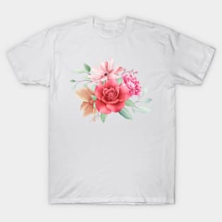 cute watercolor flowers T-Shirt